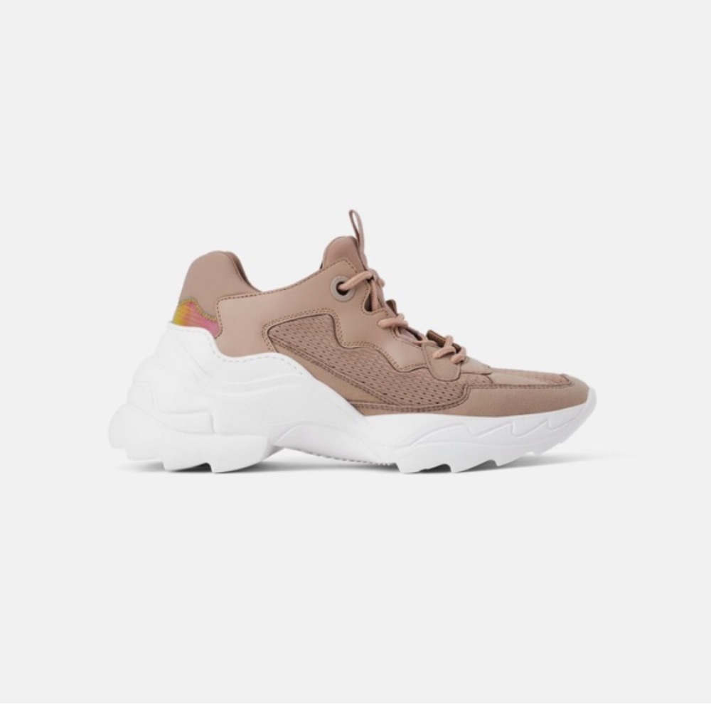 Zara mesh sneakers with thick soles